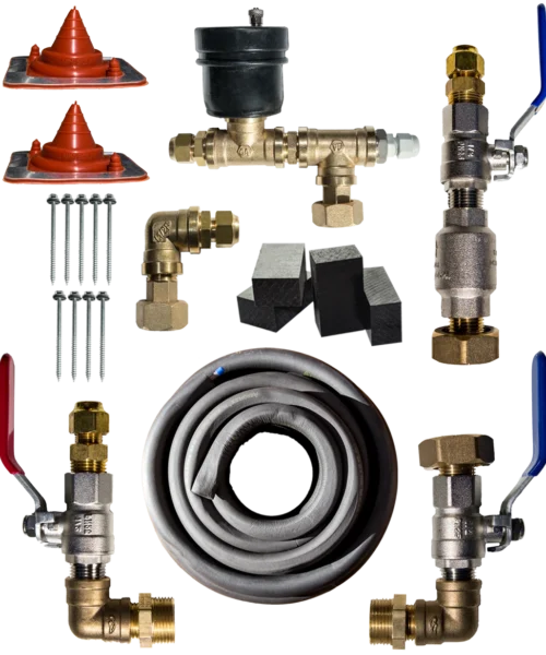 Solar install kit components