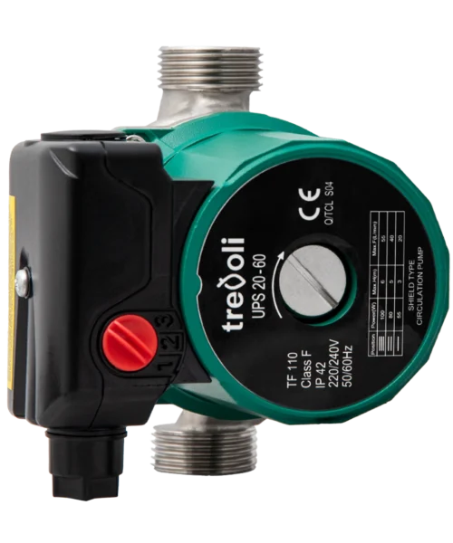Trevoli UPS 20-60 3 Speed Solar Water Circulation Pump – Stainless Steel Bodied